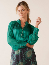 Load image into Gallery viewer, The Dreamer Label - Dara Silk Blouse - Ocean

