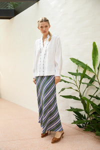 The Dreamer Label - Skye Linen Blouse - White