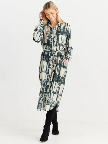 The Shanty - Cadiz Shirt Dress - Ebony