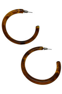 Flotsam Lifestyle - Large Curved Hoop Earring
