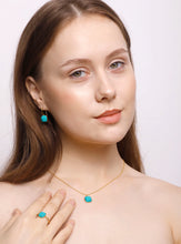Load image into Gallery viewer, VAMA - Caliste Necklace - Turquoise
