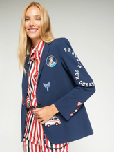 Load image into Gallery viewer, Vilagallo - Hannah Blazer - Navy
