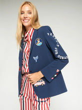 Load image into Gallery viewer, Vilagallo - Hannah Navy Blue Jacket
