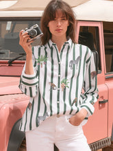 Load image into Gallery viewer, Vilagallo - Isa Green Stripes Shirt
