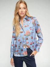 Load image into Gallery viewer, Vilagallo - Isa Vintage Stripe Shirt
