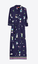 Load image into Gallery viewer, Vilagallo - Isota Navy Golf Shirt Dress
