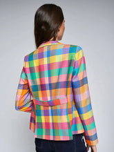 Load image into Gallery viewer, Vilagallo - Natalia Multicolour Gingham Jacket
