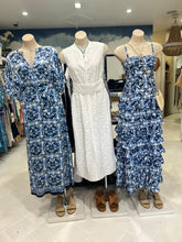Load image into Gallery viewer, Lola - Norman Marg Navy Silk Maxi
