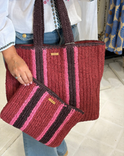 Load image into Gallery viewer, Yerse - Striped Clutch
