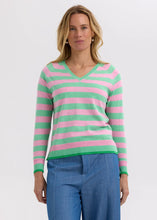 Load image into Gallery viewer, Zaket &amp; Plover - Spring Essential Stripe V Knit
