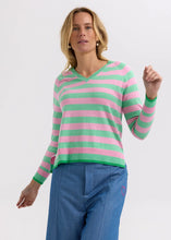 Load image into Gallery viewer, Zaket &amp; Plover - Spring Essential Stripe V Knit
