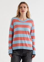 Load image into Gallery viewer, Zaket &amp; Plover - Block Stripe Crew - Powder
