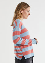 Load image into Gallery viewer, Zaket &amp; Plover - Block Stripe Crew - Powder
