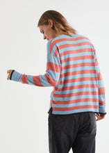 Load image into Gallery viewer, Zaket &amp; Plover - Block Stripe Crew - Powder
