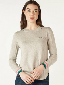 Zaket & Plover - Handwork Curve Jumper - Marl