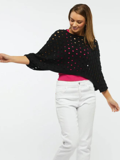 Zaket & Plover - Holey Shrug - White