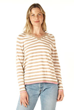 Load image into Gallery viewer, Zaket &amp; Plover - Essential Stripe V Neck Sweater
