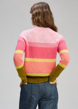 Load image into Gallery viewer, Zaket &amp; Plover - Kid Mohair Lines Crew - Neon Sorbet
