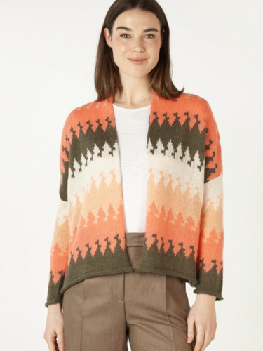 Zaket & Plover - Mountain Peaks Cardi - Moss