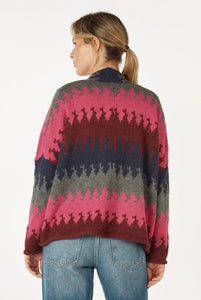 Zaket & Plover - Mountain Peaks Cardi - Wine