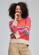 Load image into Gallery viewer, Zaket &amp; Plover - Stripe Pop Jumper - Amaranth
