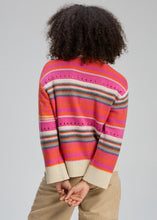 Load image into Gallery viewer, Zaket &amp; Plover - Stripe Pop Jumper - Amaranth
