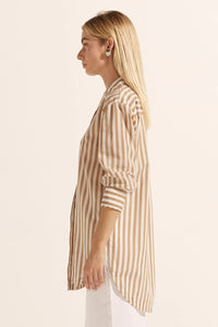 Zoe Kratzmann - Agile Top - Flax Stripe