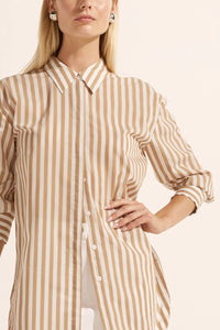 Zoe Kratzmann - Agile Top - Flax Stripe