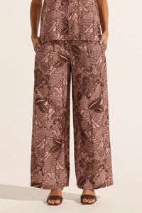 Zoe Kratzmann - Breeze Pant - Cacao Batik