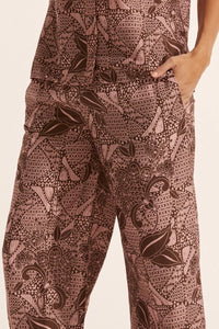 Zoe Kratzmann - Breeze Pant - Cacao Batik