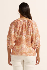 Zoe Kratzmann - Hanker Top - Sunset Mosaic
