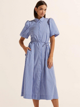 Load image into Gallery viewer, Zoe Kratzmann - Hark Dress - Pacific Stripe
