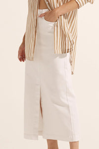 Zoe Kratzmann - Meridian Skirt - Porcelain Denim