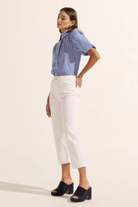 Zoe Kratzmann - Perch Top - Pacific Stripe