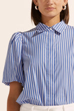 Load image into Gallery viewer, Zoe Kratzmann - Perch Top - Pacific Stripe
