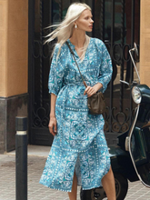 Load image into Gallery viewer, Zoe Kratzmann - Sojourn Dress - Sapphire Tile

