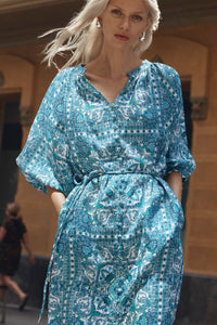 Zoe Kratzmann - Sojourn Dress - Sapphire Tile