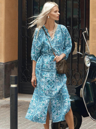 Zoe Kratzmann - Sojourn Dress - Sapphire Tile