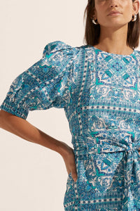 Zoe Kratzmann - Venture Dress - Sapphire Tile