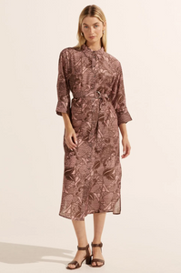 Zoe Kratzmann - Pinpoint Dress - Cacao Batik