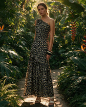 Load image into Gallery viewer, Sacha Drake - Daria Maxi Dress - Black Ivory Gold
