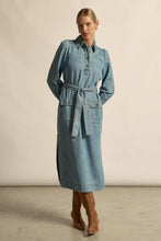 Load image into Gallery viewer, Zoe Kratzmann - Echelon Dress - Light Washed Denim
