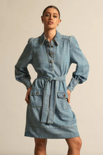 Load image into Gallery viewer, Zoe Kratzmann - Opal Dress - Light Washed Denim
