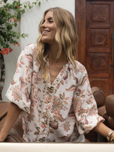 Load image into Gallery viewer, Humidity - Bohemian Rose Blouse
