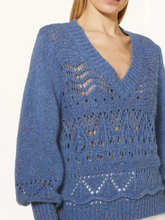 Load image into Gallery viewer, Mos Mosh - Livia V-Neck Knit - Quiet Harbor
