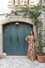 Load image into Gallery viewer, Kachel - Charlie Short Sleeve Maxi Dress - Capri
