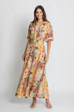 Load image into Gallery viewer, Kachel - Charlie Short Sleeve Maxi Dress - Capri
