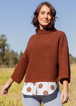 Load image into Gallery viewer, See Saw - Pointelle Knit Top - Copper
