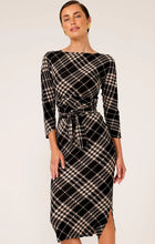 Load image into Gallery viewer, Sacha Drake | Orions Belt Dress | Black Taupe Check

