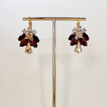 Load image into Gallery viewer, WTC - Phoenix Earrings - Autumn Garnet
